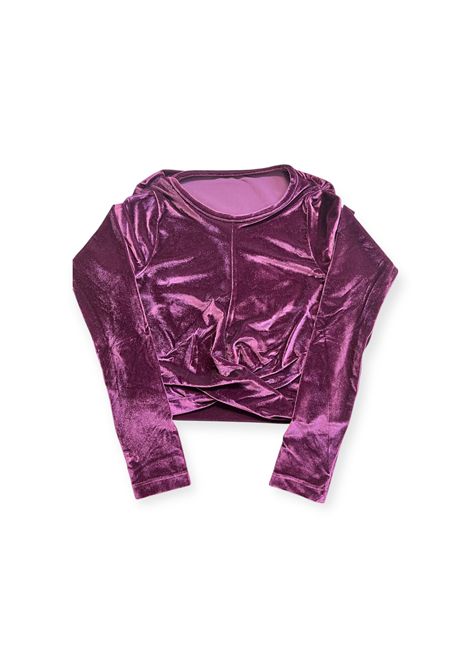 Maglia in velluto MONFUSO' | TOP NODO VELL MANICABO